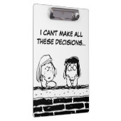 Peppermint Patty & Marcie aan de muur Klembord (Rechts)