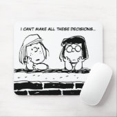 Peppermint Patty & Marcie aan de muur Muismat (Met muis)