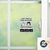 Peppermint Patty & Marcie aan de muur Raamsticker (Huis)