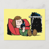 Peppermint Patty op de Telefoon Briefkaart (Voorkant)