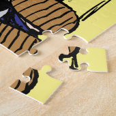 Peppermint Patty op de Telefoon Legpuzzel (Zijkant)