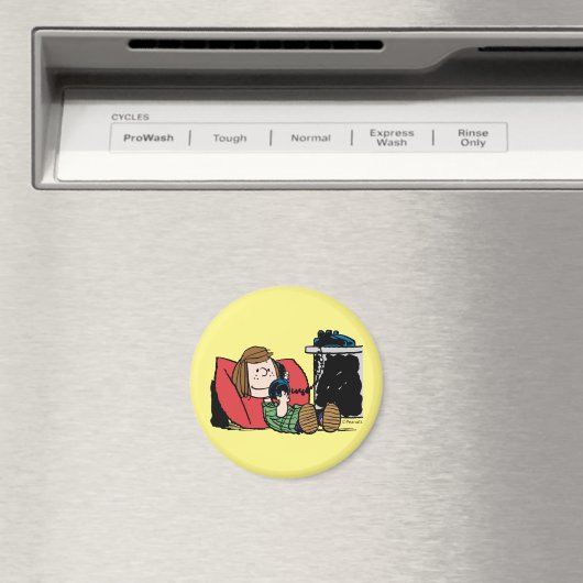 Peppermint Patty op de Telefoon Magneet (Insitu (Vaatwasser))