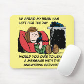 Peppermint Patty op de Telefoon Muismat (Met muis)