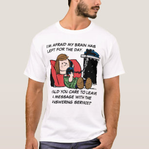 Peppermint Patty op de Telefoon T-shirt
