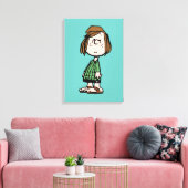 Peppermint Patty Rolling Eyes Canvas Afdruk (Insitu (Woonkamer))