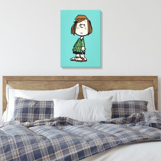 Peppermint Patty Rolling Eyes Canvas Afdruk (Insitu (Slaapkamer))