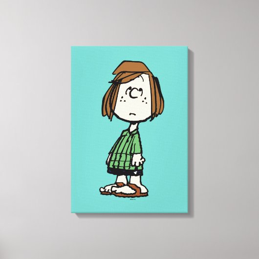 Peppermint Patty Rolling Eyes Canvas Afdruk (Voorkant)