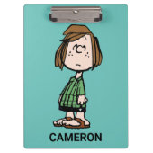 Peppermint Patty Rolling Eyes Klembord (Voorkant)