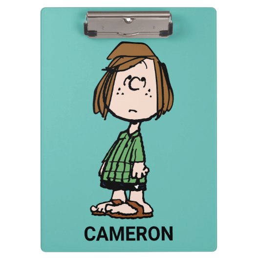 Peppermint Patty Rolling Eyes Klembord (Voorkant)