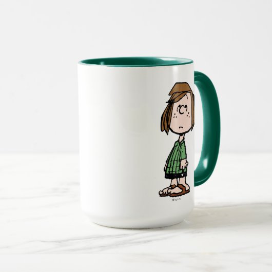 Peppermint Patty Rolling Eyes Mok (Voorkant rechts)