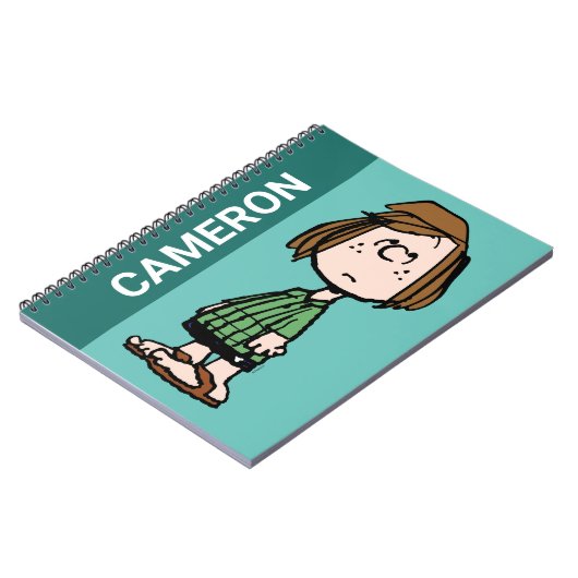 Peppermint Patty Rolling Eyes Notitieboek (Linkerzijde)