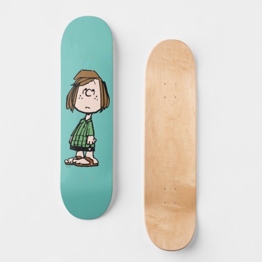Peppermint Patty Rolling Eyes Persoonlijk Skateboard (Voorkant)