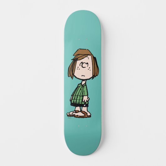 Peppermint Patty Rolling Eyes Persoonlijk Skateboard (Voorkant)