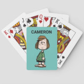 Peppermint Patty Rolling Eyes Playing Cards Pokerkaarten (Achterkant)