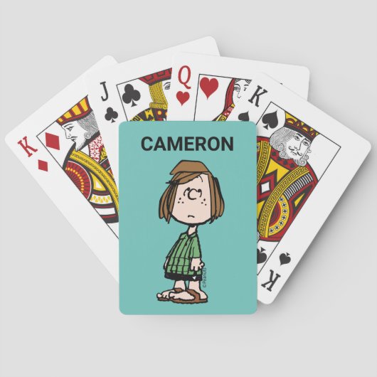 Peppermint Patty Rolling Eyes Playing Cards Pokerkaarten (Achterkant)