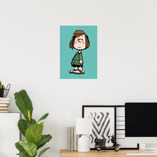 Peppermint Patty Rolling Eyes Poster (Thuiskantoor)