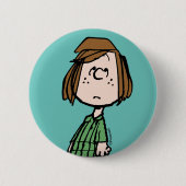 Peppermint Patty Rolling Eyes Ronde Button 5,7 Cm (Voorkant)