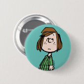 Peppermint Patty Rolling Eyes Ronde Button 5,7 Cm (Voorkant /achterkant)