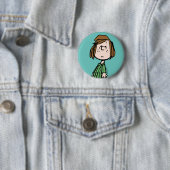 Peppermint Patty Rolling Eyes Ronde Button 5,7 Cm (In situ)