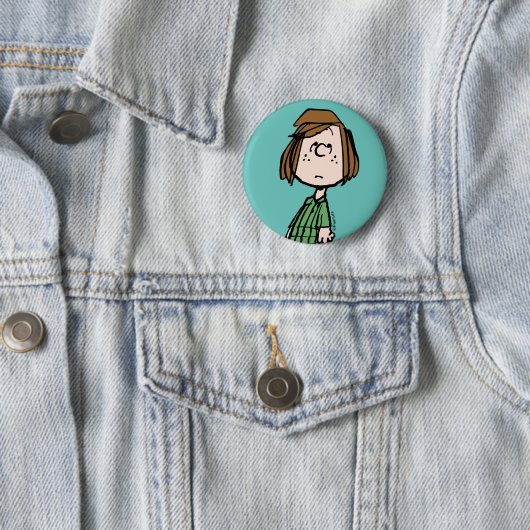 Peppermint Patty Rolling Eyes Ronde Button 5,7 Cm (In situ)