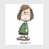 Peppermint Patty Rolling Eyes Sticker (Vel)