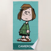 Peppermint Patty Rolling Eyes Strandlaken (Voorkant)