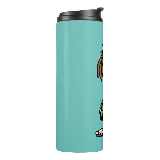 Peppermint Patty Rolling Eyes Thermosbeker (Gedraaid links)