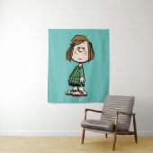 Peppermint Patty Rolling Eyes Wandkleed (In situ)