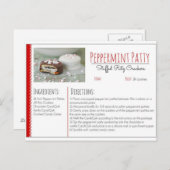 Peppermint Patty Stuffed Ritz Crackers (aangepast) Briefkaart (Voorkant / Achterkant)