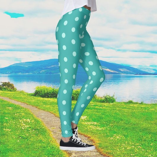 Peppermint Polka Dot Dames Leggings