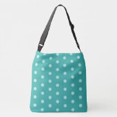 Peppermint Polka Dot Large Crossbody Bag Crossbody Tas (Achterkant)