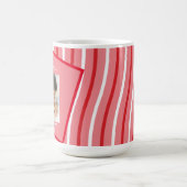 Peppermint Rainbow kerstroze foto Koffiemok (Center)