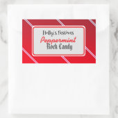 Peppermint rock snoep label (Tas)