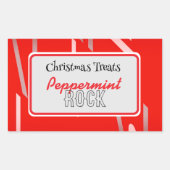 Peppermint rock snoep label (Voorkant)