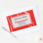 Peppermint rock snoep label (Envelop)