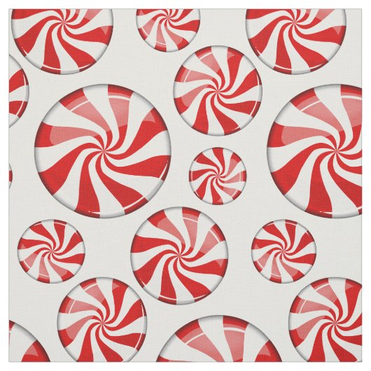 Peppermint Rounds Stof (Swatch)