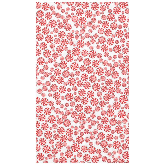 Peppermint Snoep Achtergrond Tafelkleed (Voorkant)