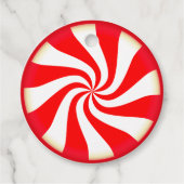 Peppermint-Snoep Bedankjes Labels (Voorkant)