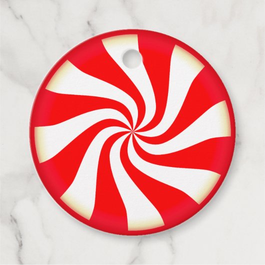 Peppermint-Snoep Bedankjes Labels (Voorkant)