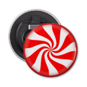 Peppermint-Snoep Button Flesopener (Voorkant)