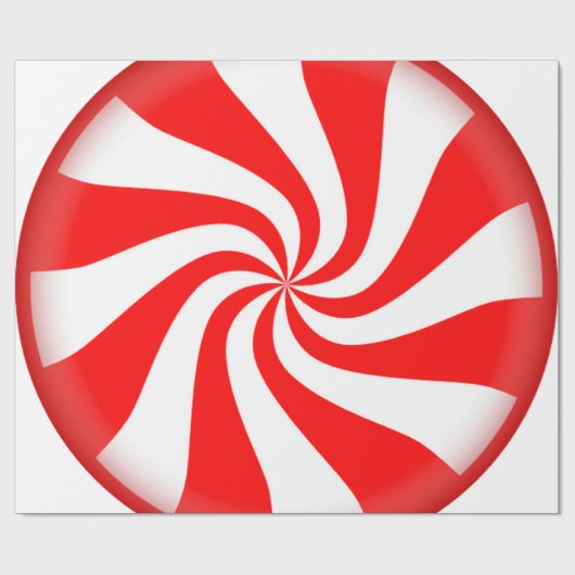 Peppermint-Snoep Cadeaupapier (Vlak)
