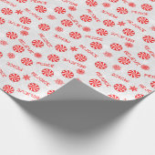 Peppermint snoep en inspirerend woorden cadeaupapier (Hoek)