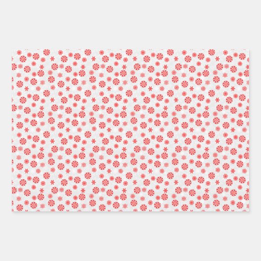 Peppermint snoep en inspirerend woorden inpakpapier vel (Voorkant 3)