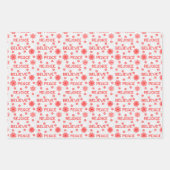 Peppermint snoep en inspirerend woorden inpakpapier vel (Voorkant 2)