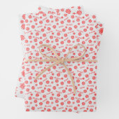 Peppermint snoep en inspirerend woorden inpakpapier vel (In situ)