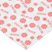 Peppermint snoep en inspirerend woorden tafelkleed (Gekanteld)