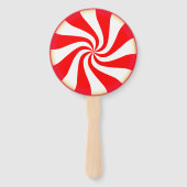 Peppermint-Snoep Handwaaier (Voorkant)