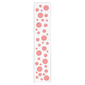 Peppermint Snoep Holiday Table Runner Korte Tafelloper (Voorkant)