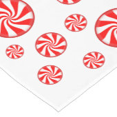 Peppermint Snoep Holiday Table Runner Korte Tafelloper (Hoek)
