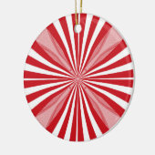 Peppermint-Snoep Keramisch Ornament (Links)